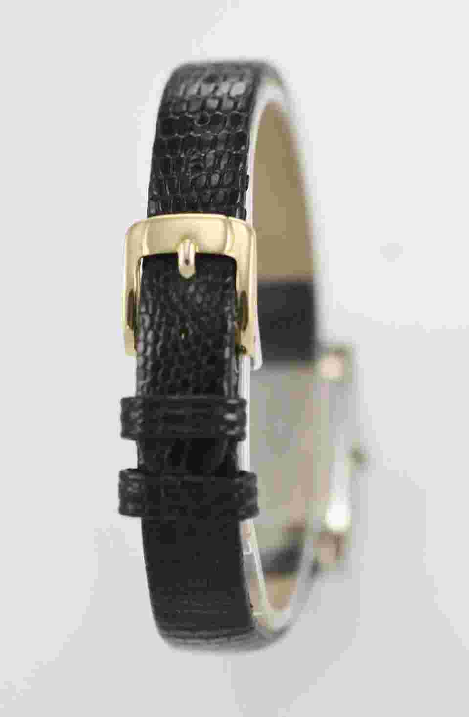 NINE & Company Women's Leather Stainless Water Resistant Quartz Battery Watch