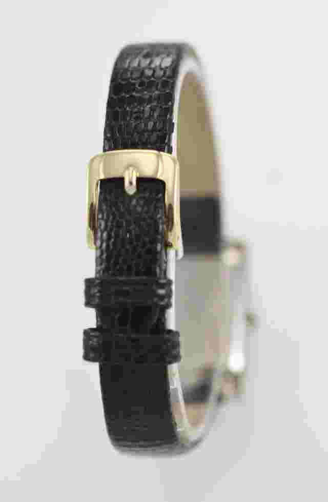 NINE & Company Women's Leather Stainless Water Resistant Quartz Battery Watch