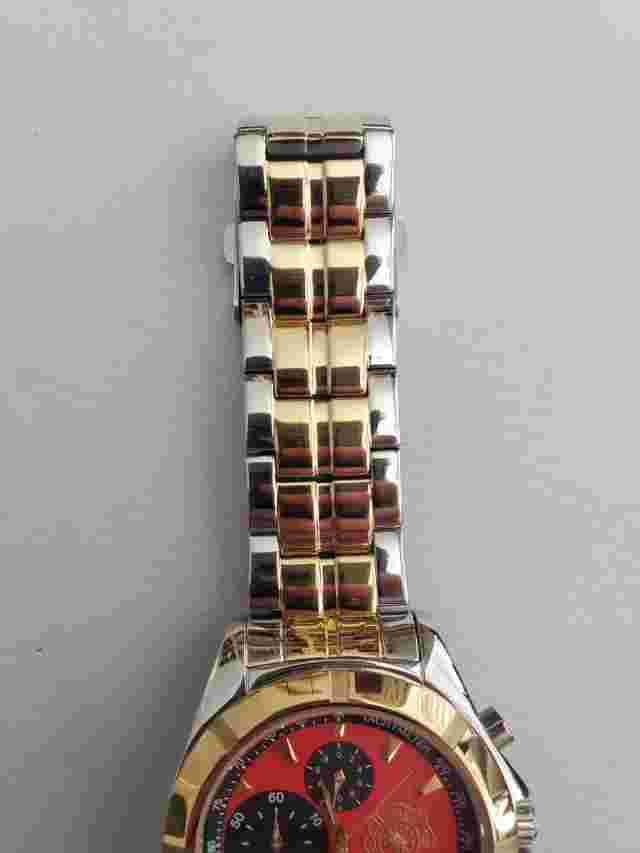 For My Firefighter Men's Chronograph Watch Red Dial, 41MM, NEW BATTERY