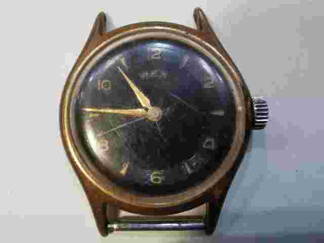 Vintage SWISS MADE GOLD PLATED MEN WATCH REX