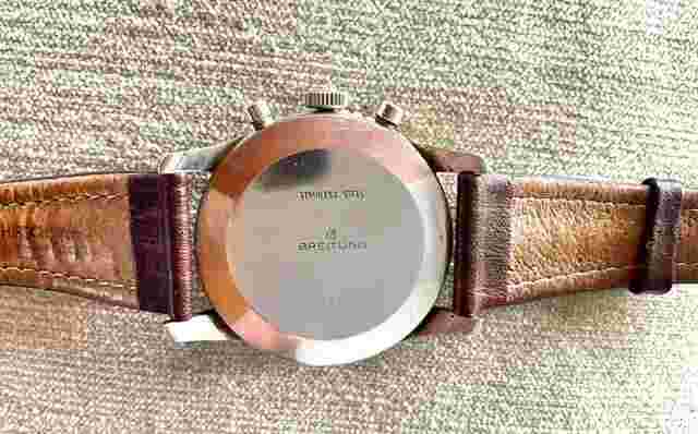 1968 Breitling Navitimer Model 806 Black Dial Mens Wristwatch Original Papers