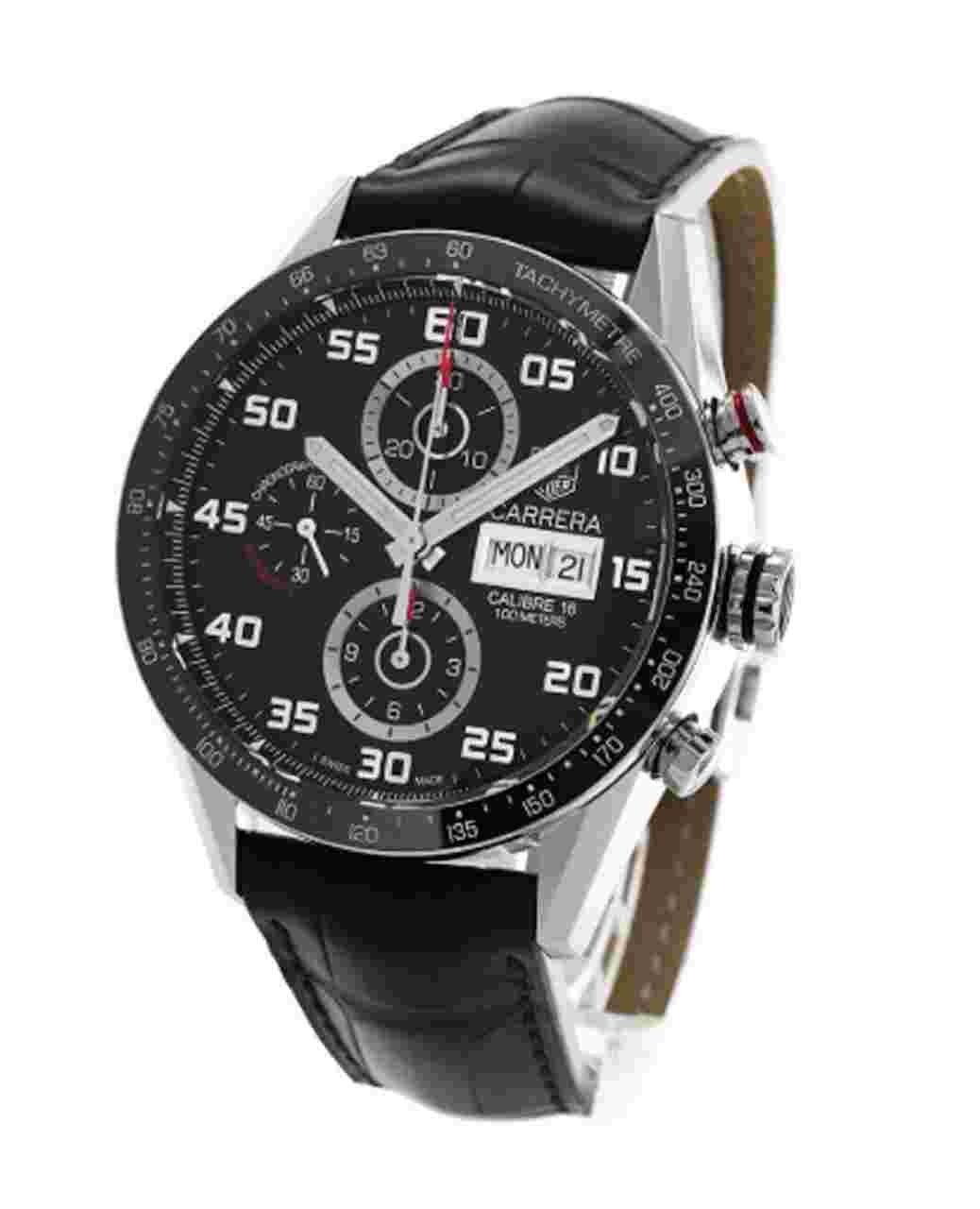 TAG Heuer Carrera Men's Black Watch - CV2A1R.FC6235