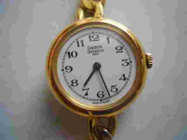Vtg Emerich Meerson women's, mechanical & hand winding Analog dress used watch