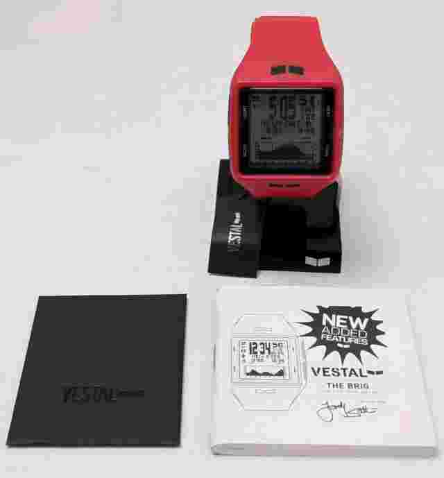 Vestal Watch "The Brig" Tide and Train by Jordy Smith - Brand New Battery