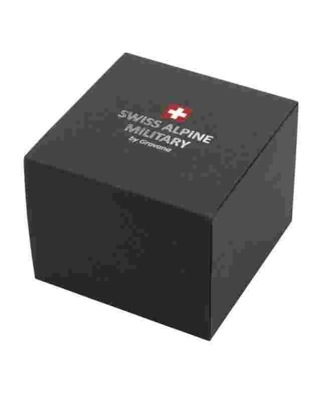 SWISS ALPINE MILITARY Men Analog Automatic Casual Watch Classic Dress Blue Dial
