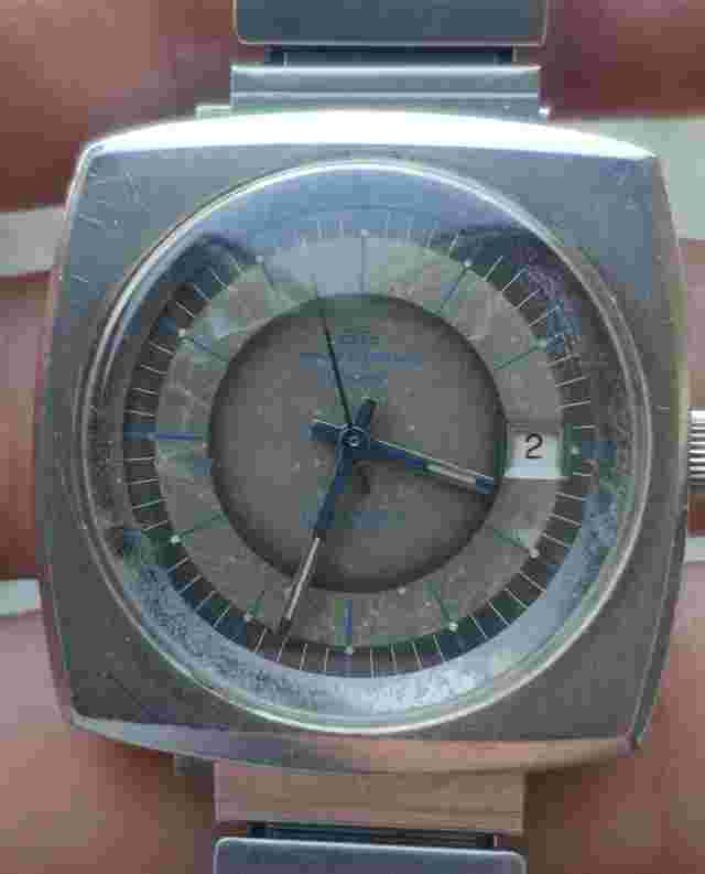 Vintage men's Jaquet-Girard Aqua-guard automatic watch ETA 2782