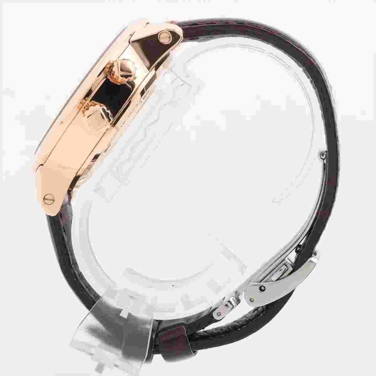 Credor Credor nodes GBBT998 PG & leather AT White Dial 4S76-00A0