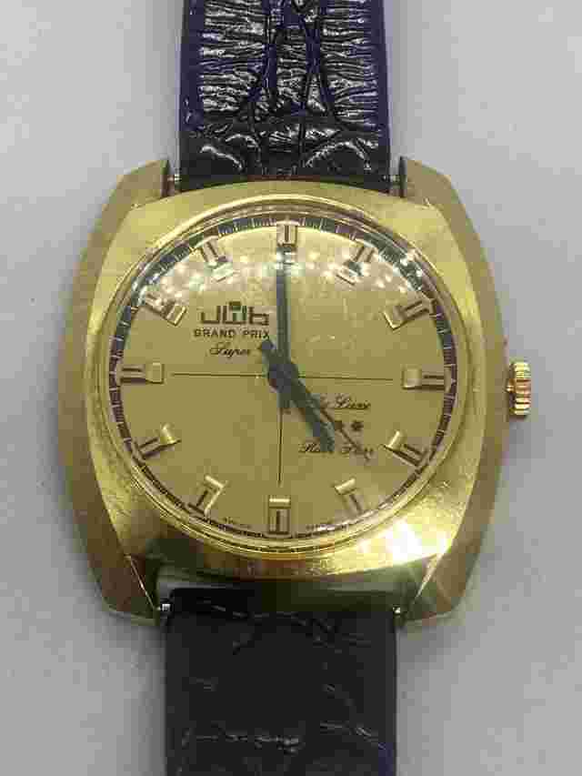 Vintage JWB Grand Prix De Luxe Rubi Star Swiss Made Manual Wind Mens Watch