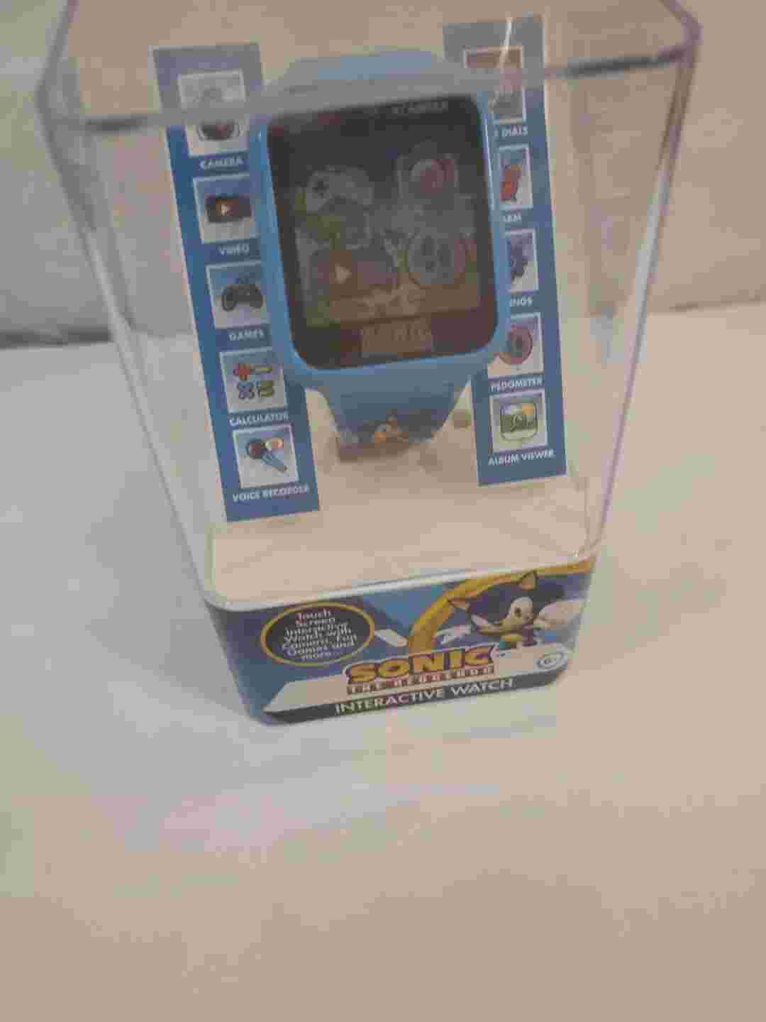 Accutime Sonic The Hedgehog Interactive Kids Watch Blue