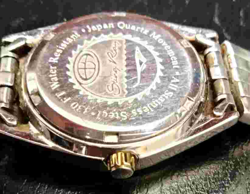 Berenger Steel Sting Ray Quarts watch WR 100m