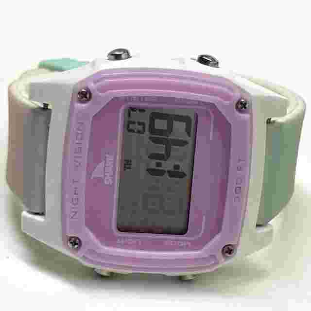 Shark Freestyle Digital Watch Women’s 38mm Night Vision Pink/White ~ New Battery