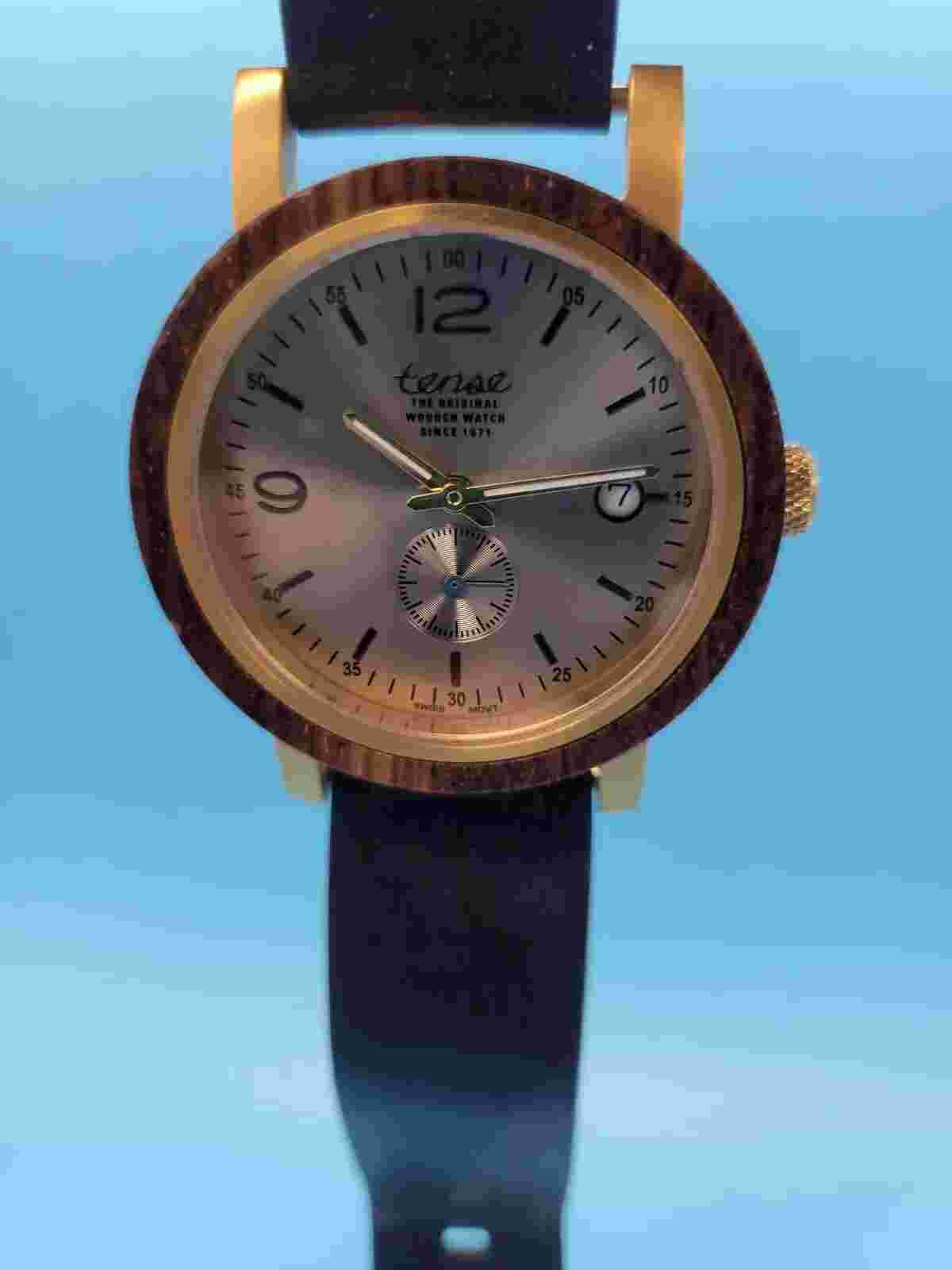 Tense  Hudson Premium Leather Watch. Needs battery