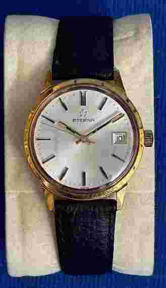 Vintage Gents Eterna Watch - 1960s - Date - Gents Watch - Good working condition