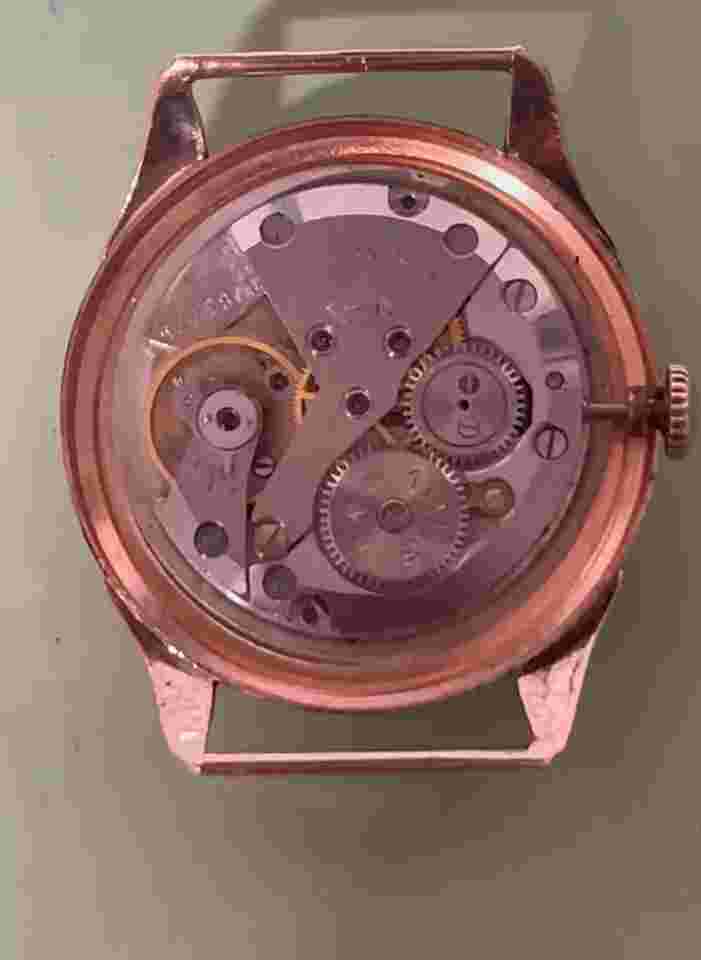 1950's Kirovskie 14kt Rose Gold Mechanical Wrist Watch, working