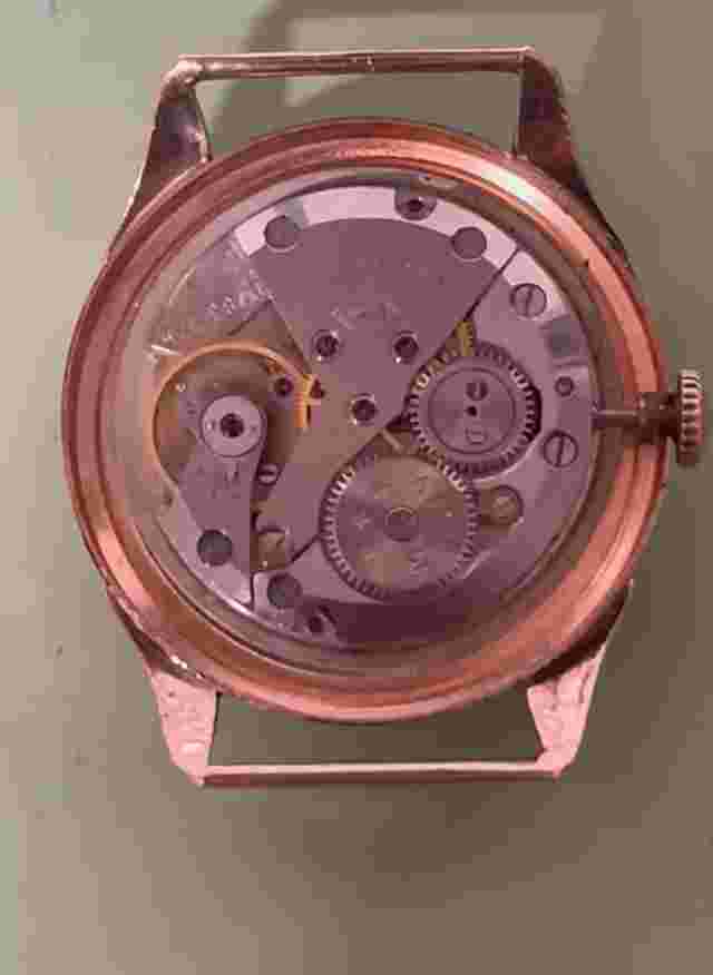 1950's Kirovskie 14kt Rose Gold Mechanical Wrist Watch, working