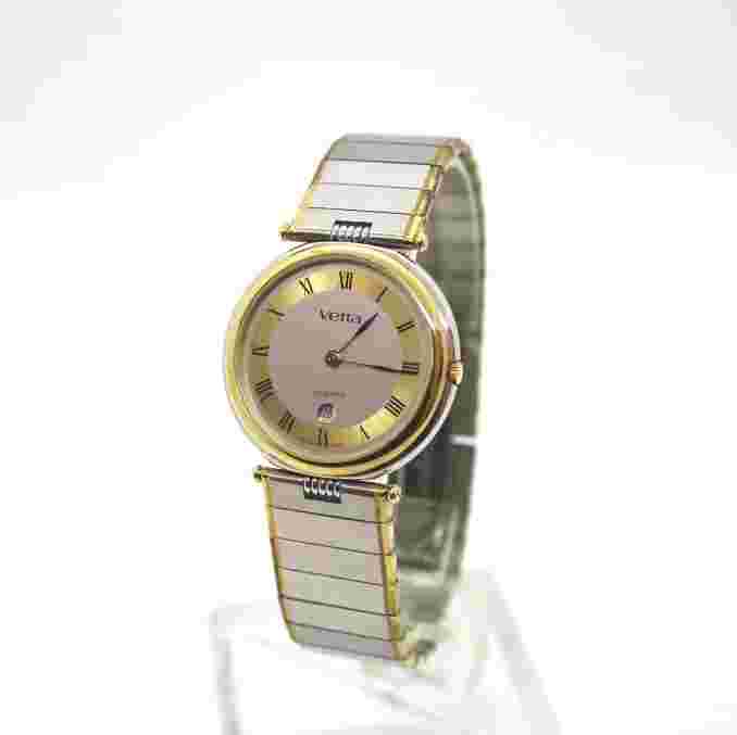 Quartz Watch Vetta in Bicolor Steel with Date