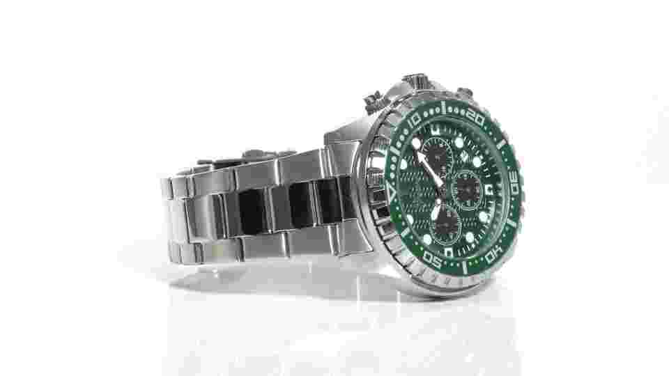 GENOA Multi Functional Quartz Movement Watch for Green Dial Strap Gifts
