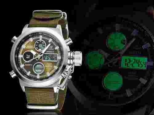OHSEN 1601 Fashion Digital Quartz Outdoor Sports Men Wrist Watch White