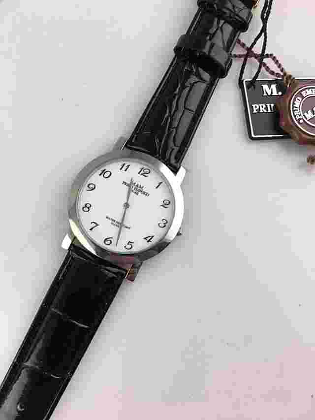 M.&.M. Primo Emporio 21-68 Men's Quartz Steel Leather 38Mm Sport New
