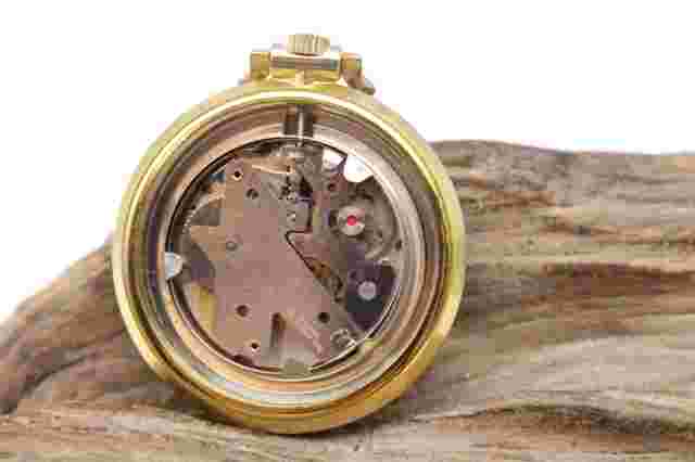 WOLDMAN RAILROAD ELECTRA SWISS POCKET WATCH 1j 40.3mm FOR REPAIR (OT2)