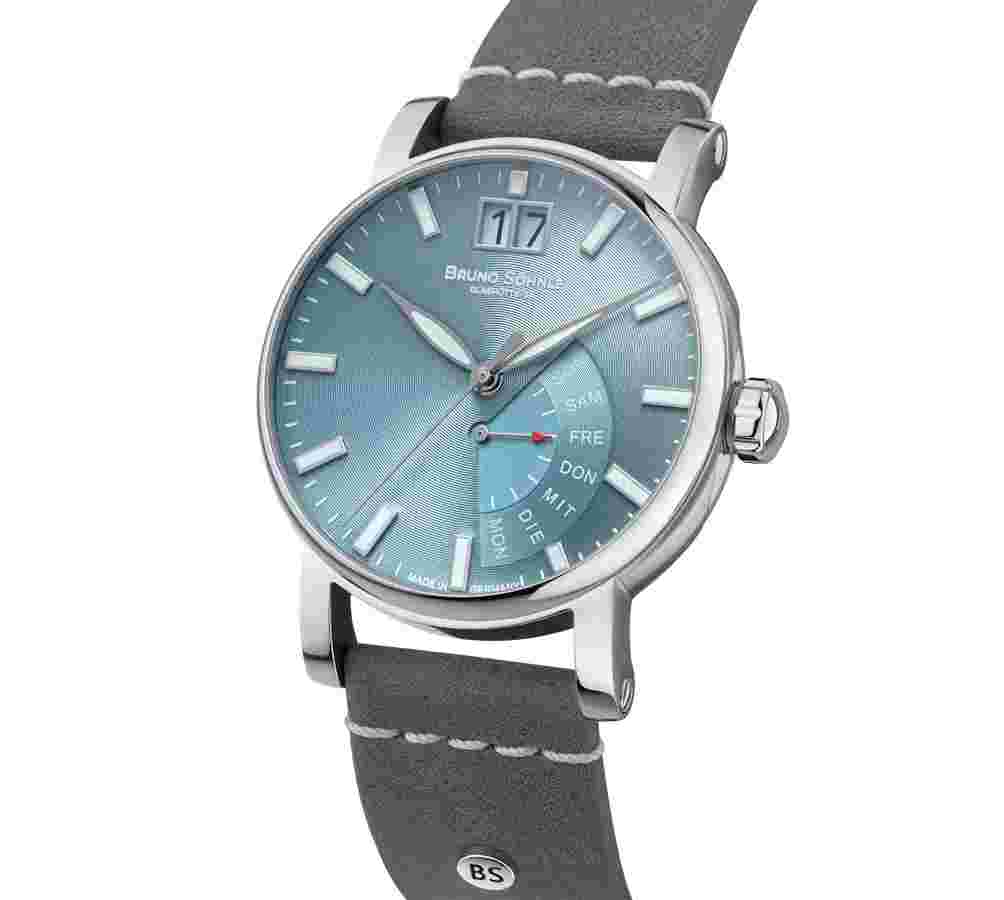 Men's Watch Glashütte Bruno Söhnle Pesaro 1 Stainless Steel Quartz 10 BAR 17-13073-343