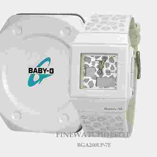 Authentic Casio Baby-G Leopard Prints Cubic Case Watch BGA200LP-7E