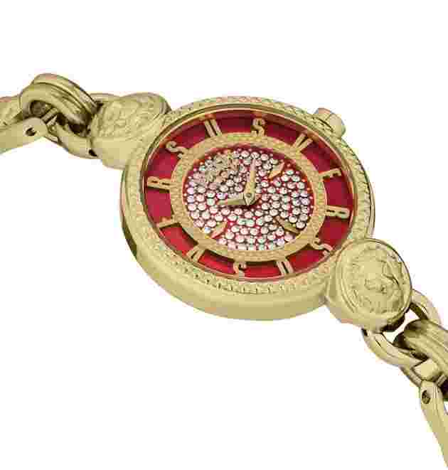 Versus Versace Women's Les Docks Petite Gold-Tone Stainless Watch 30mm VSP47082