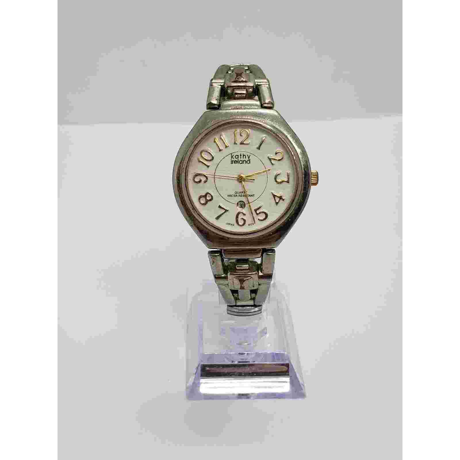 Kathy Ireland women's watch. K1752K 912-01. Classic face, calendar date on face