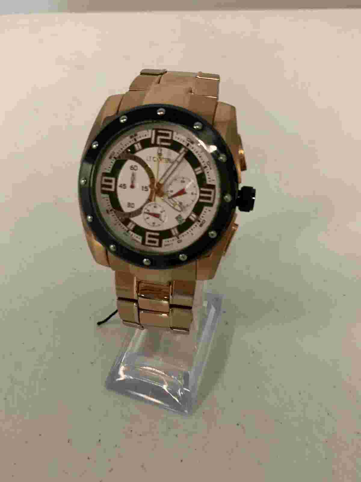 Le Chateau Men's 5703 Sports-Dimamica Chronograph Stainless Steel Watch - NIB