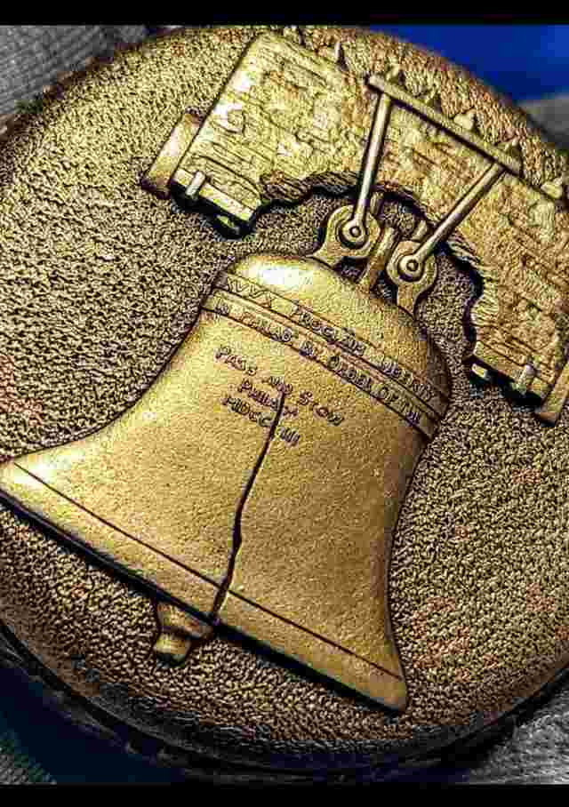 Vintage Sears Liberty Bell Very Ornate made in UK manual wind pocket watch