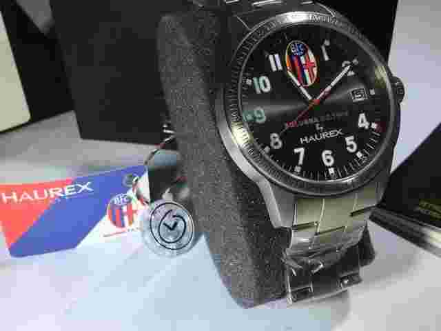 Haurex Italy BC300UBG Mens Premiere Tachymeter Watch 100m Stainless Steel