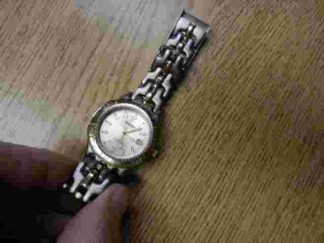 Wrangler Water Resistant Quartz 36 MM Watch New Battery Works Great 6544 Used