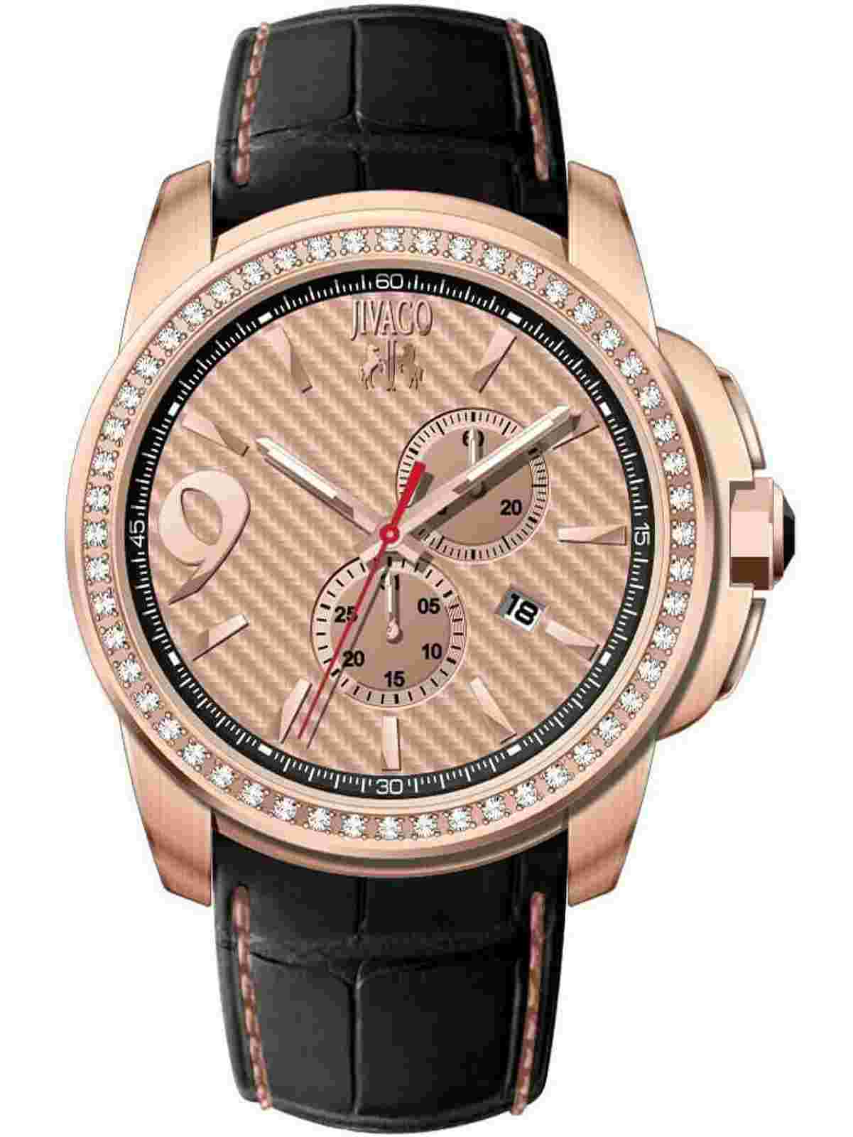 Jivago Men's Gliese Rose gold Dial Watch - JV1535