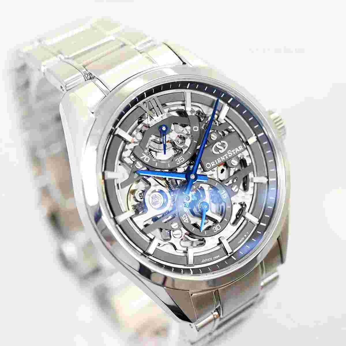 Orient Star RKA-Z0102N Full Skeleton F8B61 Hand Wind Watch Silicone Gear
