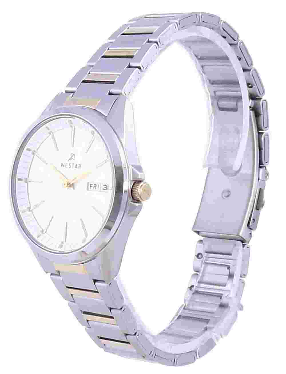 Westar 50212CBN107 Silver Dial Quartz Analog Casual 50M Men's Wristwatch