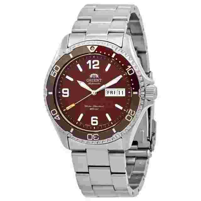 Orient Mako Kamasu 41.8 mm Silver Stainless Steel Case, Silver Stainless Steel Bracelet, Men's Wristwatch (RA-AA0814R19B)