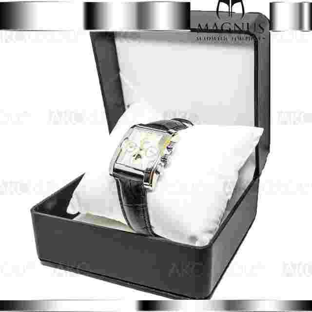 Magnus Torino M112MTB95 Chrome Stainless Steel Automatic Mens Watch