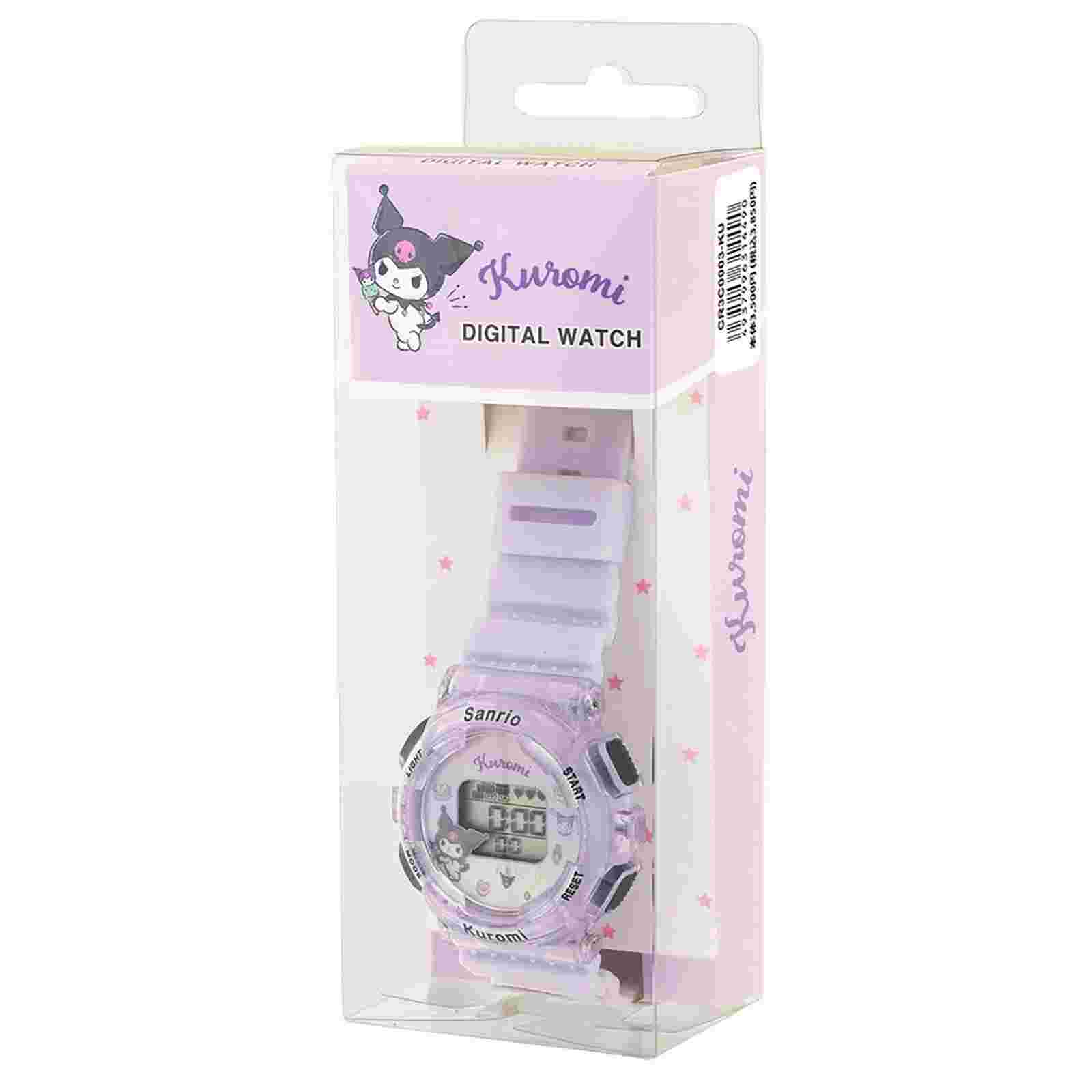 J-Axis Sanrio Digital Watch Kuromi CR3C0003-KU Women's Pur