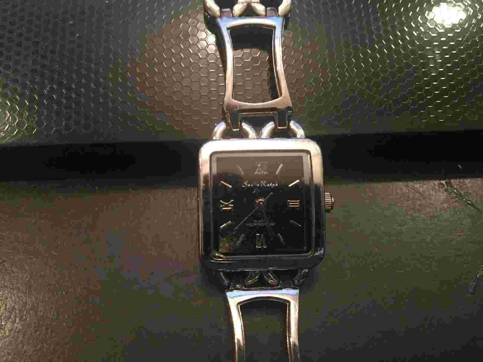 Women's Suisse Ralph Watch, Stainless Steel, Bracelet Band, New Battery