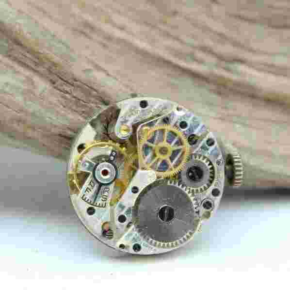 CROSBY 7j EVERBRITE SWISS WRIST WATCH 25.3mm 16.3mm LUG FOR REPAIR (F3O)