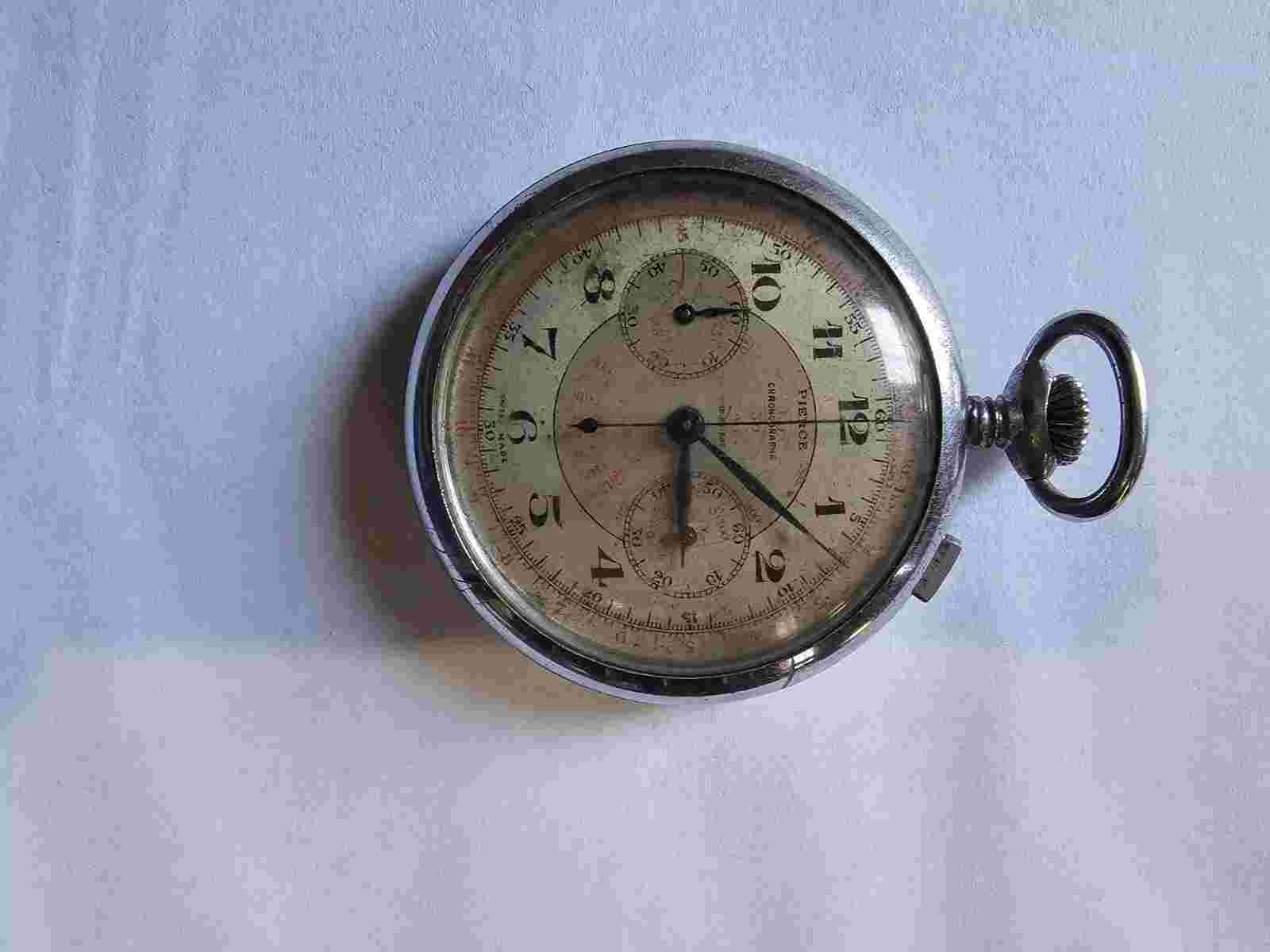Pierce Cronograph Vintage  Navigators  Poquet Watch