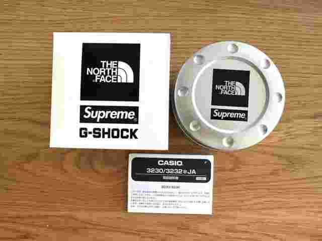 Supreme X North Face X G-Shock Watch white FW22