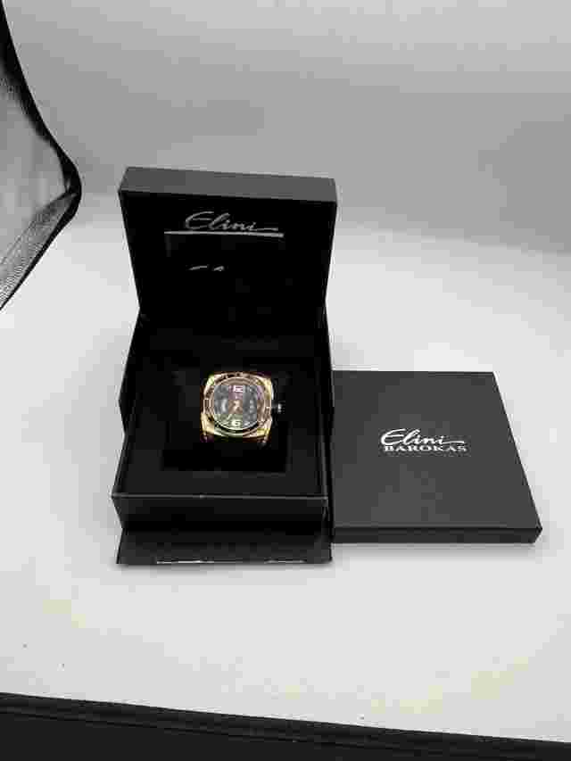 New Elini Barokas Men's Watch Model Timepiece 10013-RG-01-bb