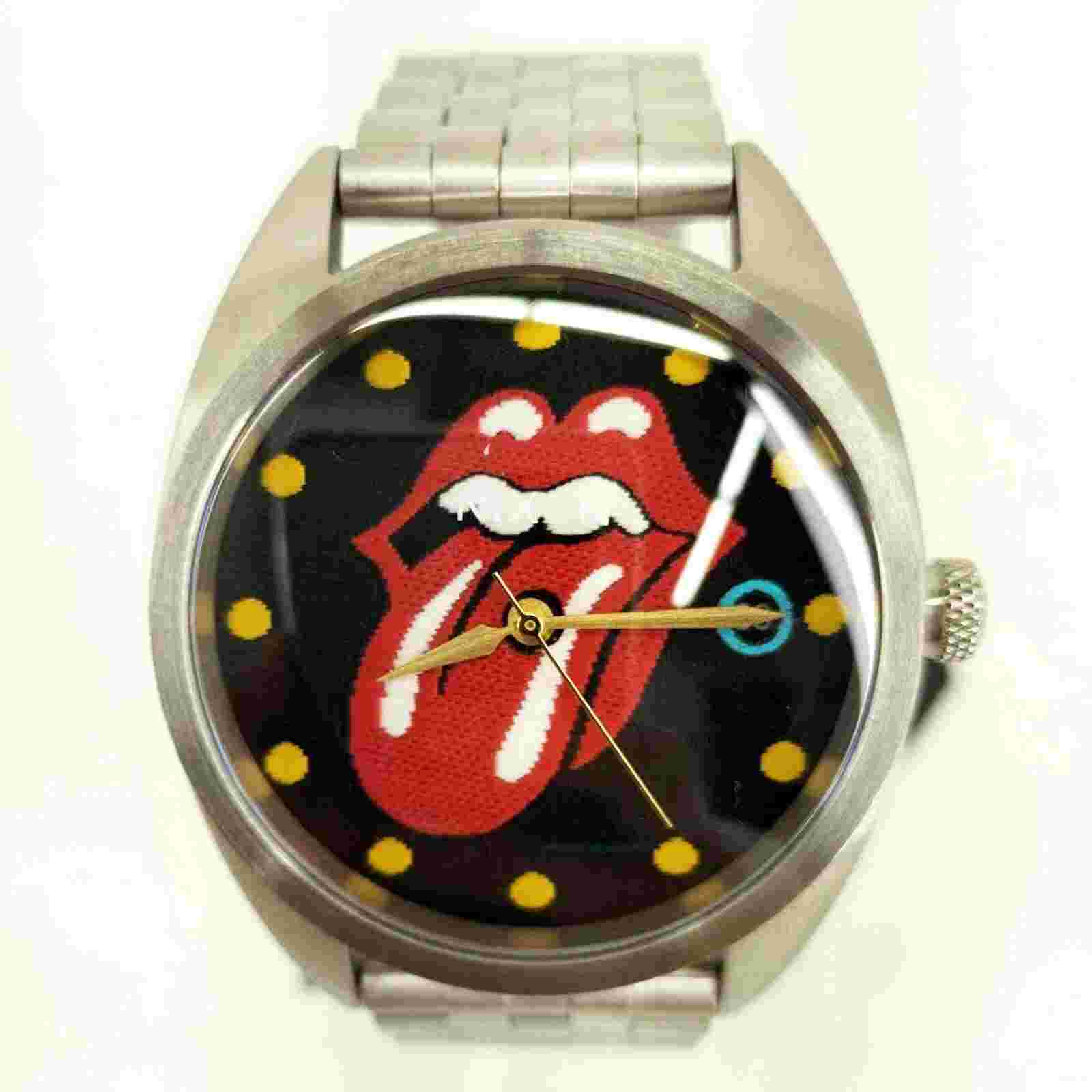 NIXON Rolling Stones Primacy Wristwatch Quartz Limited Edition Japan Excellent