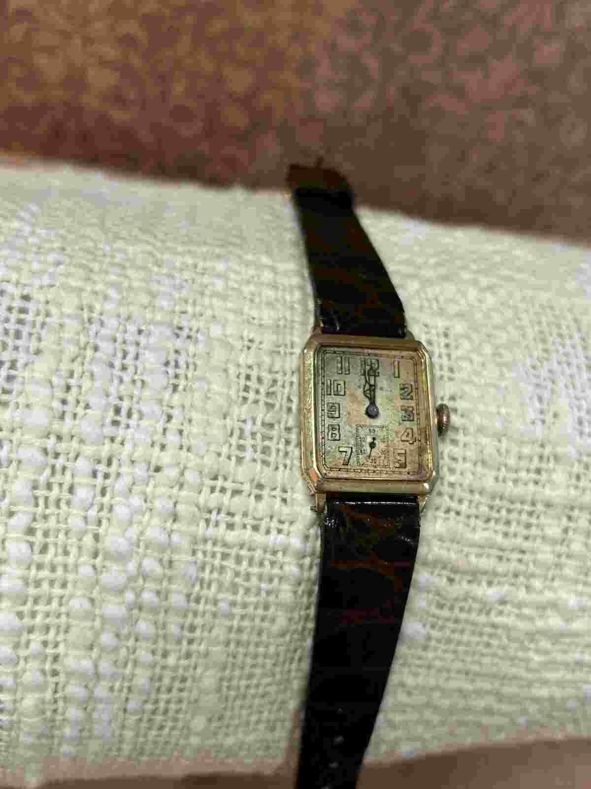 Vintage 14K GF Wadsworth Times Automatic Watch Not Working