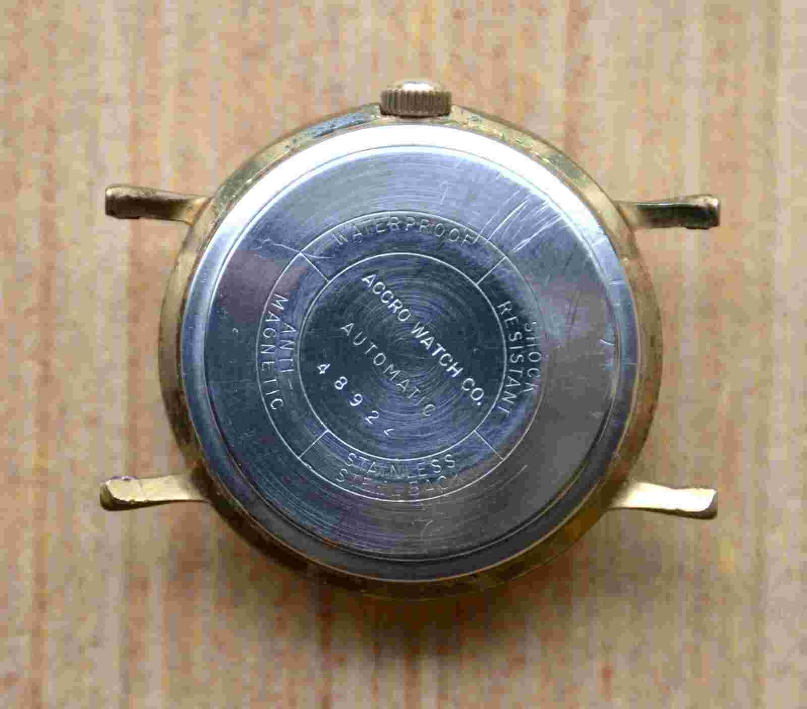Men’s Vintage Accro 25j Manual Wind Wristwatch.  Incabloc.  48924.  Waterproof