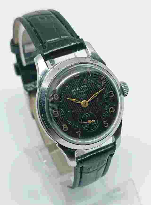 ☭ Vintage Watch  MAYAK  PChZ Military Style Mechanical Wrist watch USSR 1950's ☭