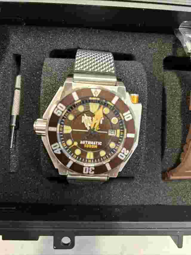 RGMT TORPEDO AUTOMATIC DIVER Stainless Steel 51mm Wristwatch RG-8027-88