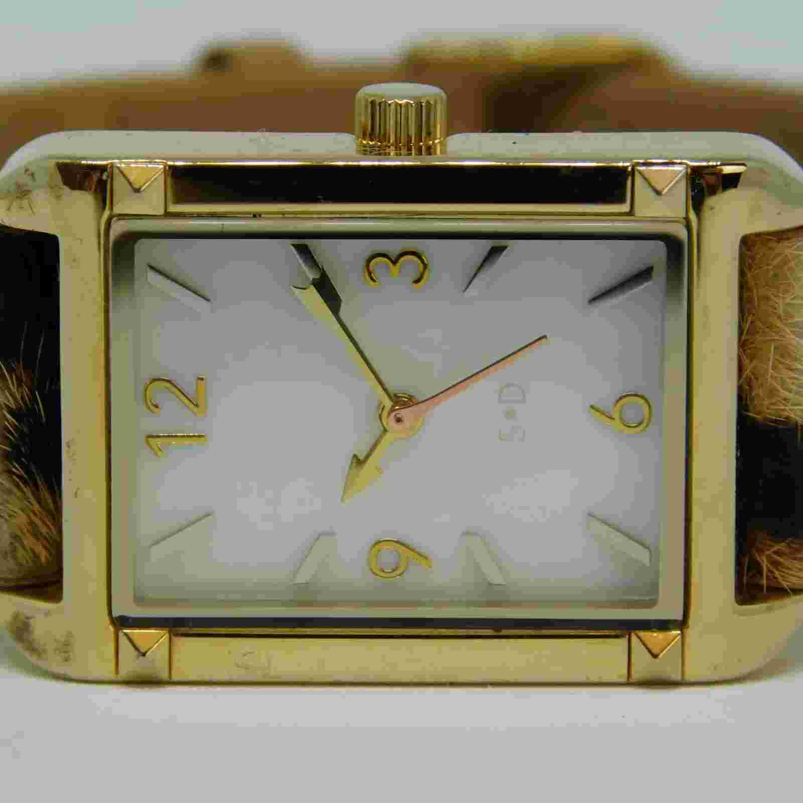 Stella & Dot Genuine Leather Quartz Analog Women's Watch New Battery