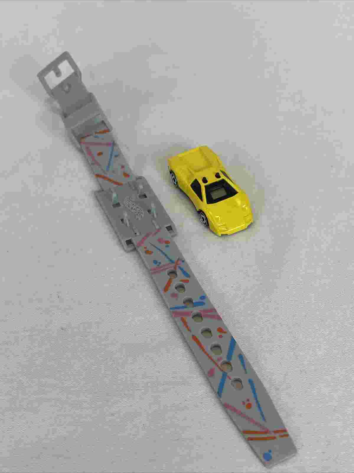 Hot Wheels California Custom Hot Wrist Watches Yellow Lamborghini - Mattel 1990